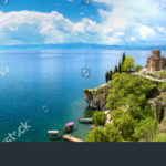 stock-photo-panorama-of-ohrid-city-and-lake-ohrid-in-a-beautiful-summer-day-republic-of-macedonia-663245179